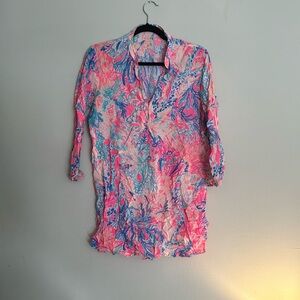 Lilly Pulitzer cover up size M